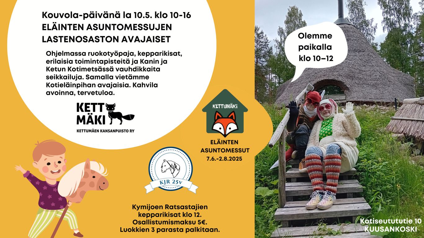 Kouvola-päivä: Eläinten asuntomessujen lastenosaston avajaiset