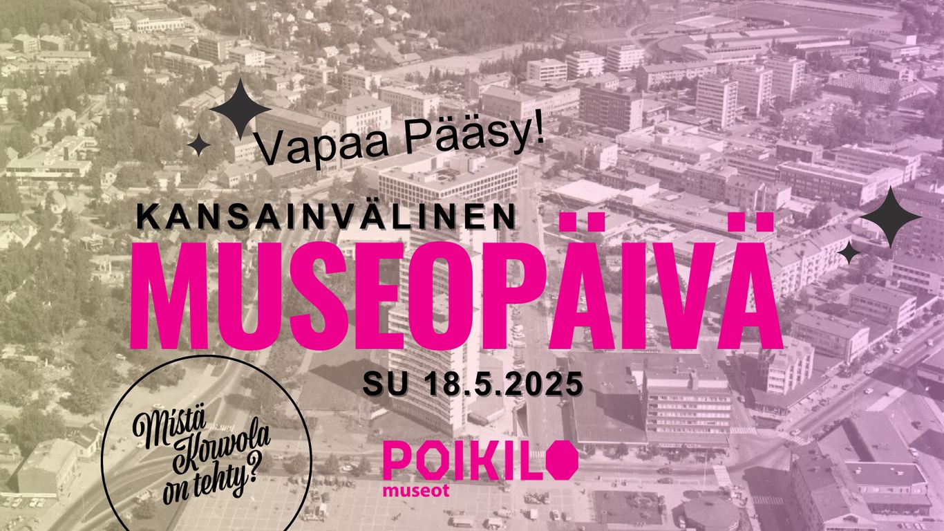 Kansainvälinen Museopäivä- tapahtuman ilmoitus