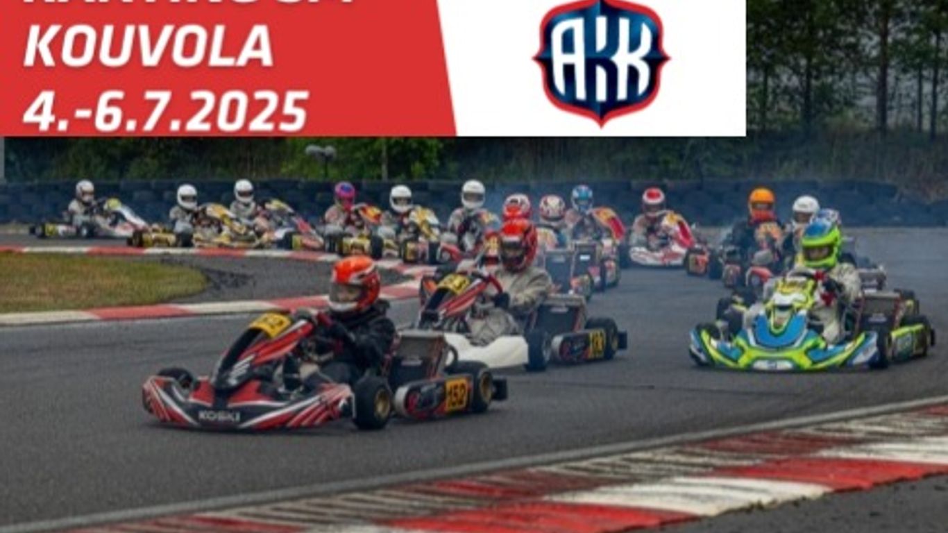 Kartingkilpailu käynnissä