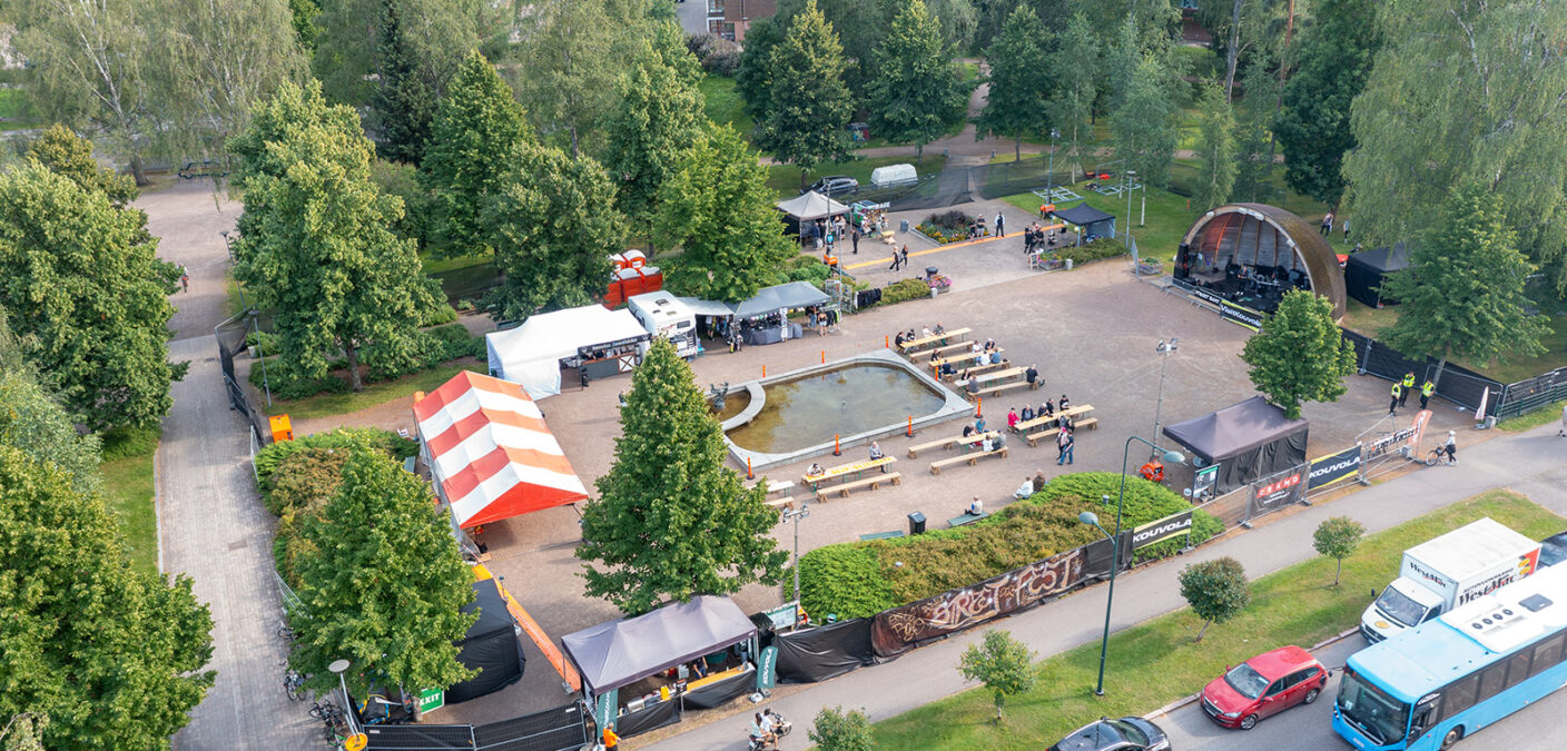 Ilmakuva Jaakonpuistosta