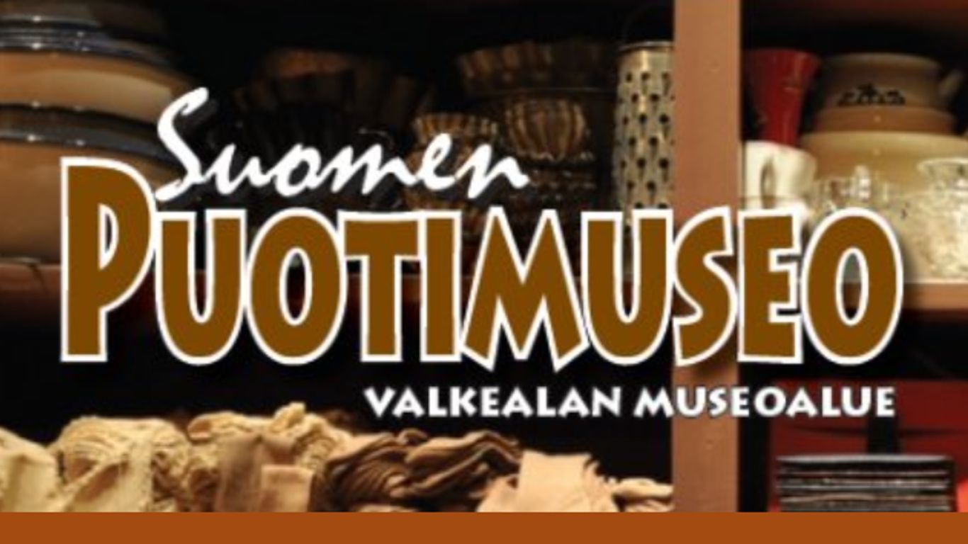Vanhoja tavaroita, joiden edessä teksti Suomen Puo