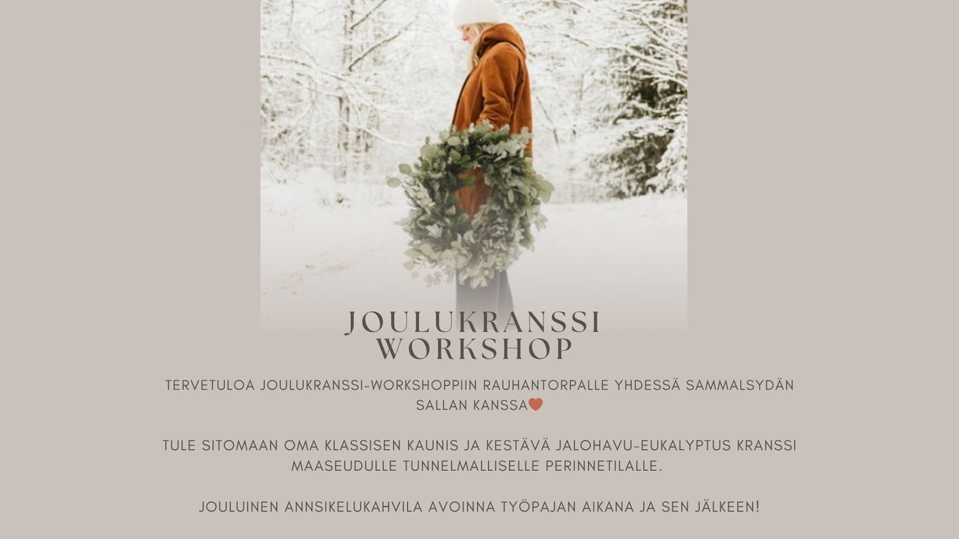 Havukranssi workshop by Sammalsydän