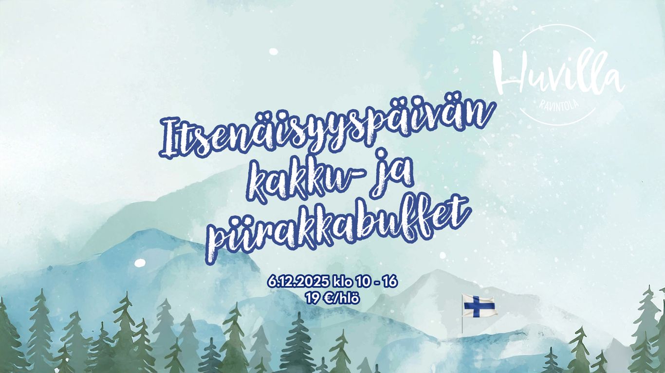 Kakku- ja piirakkabuffet 6.12.