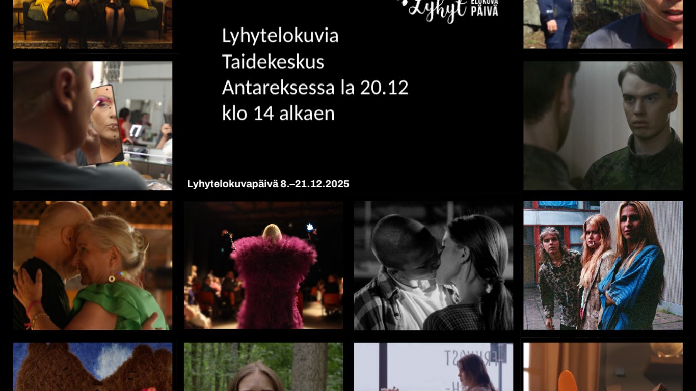 Still kuvia eri lyhytfilmeistä