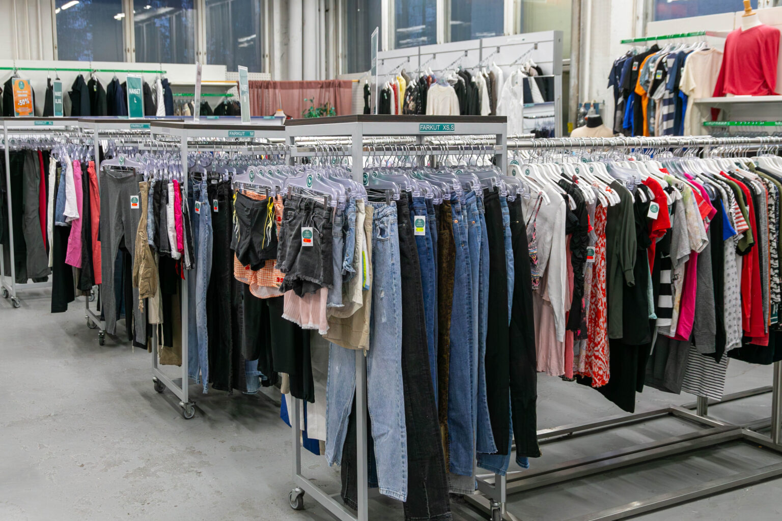 Ekomaan tuotevalikoimaa