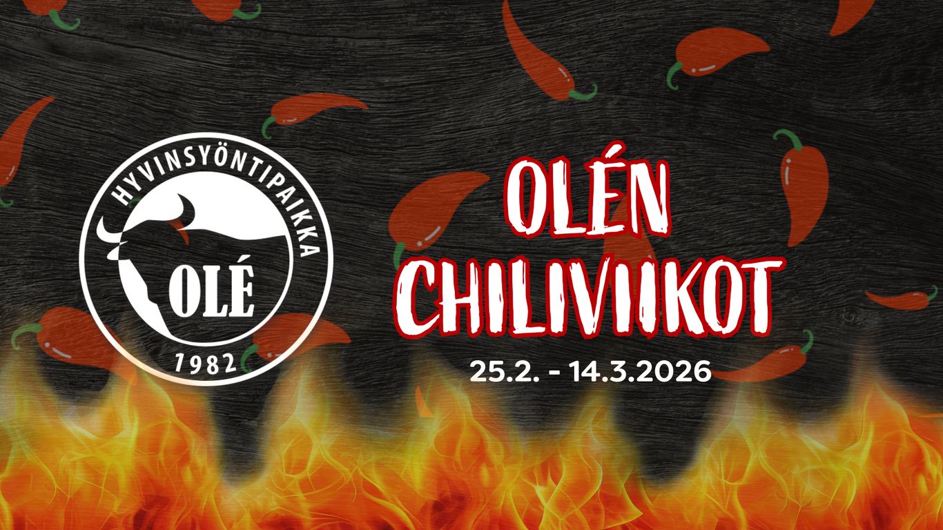 Olén chiliviikot 25.2. - 14.3.2026