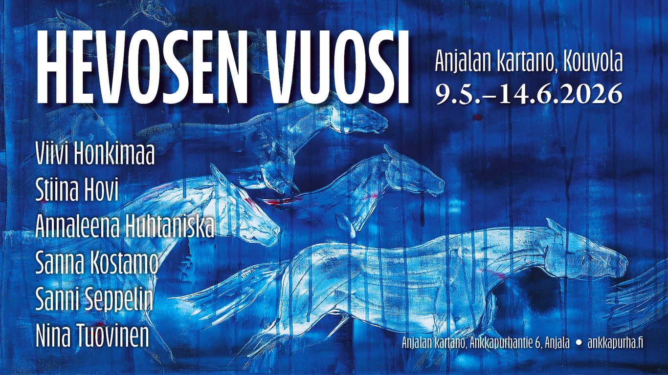 Hevosen vuosi -näyttelyn julistekuva