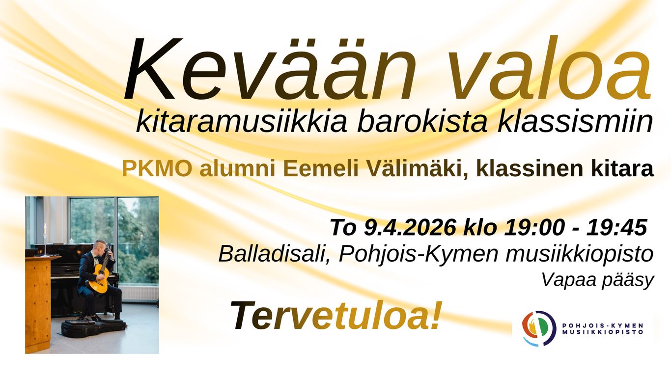 Kuvituskuva Eemeli Välimäen konsertista