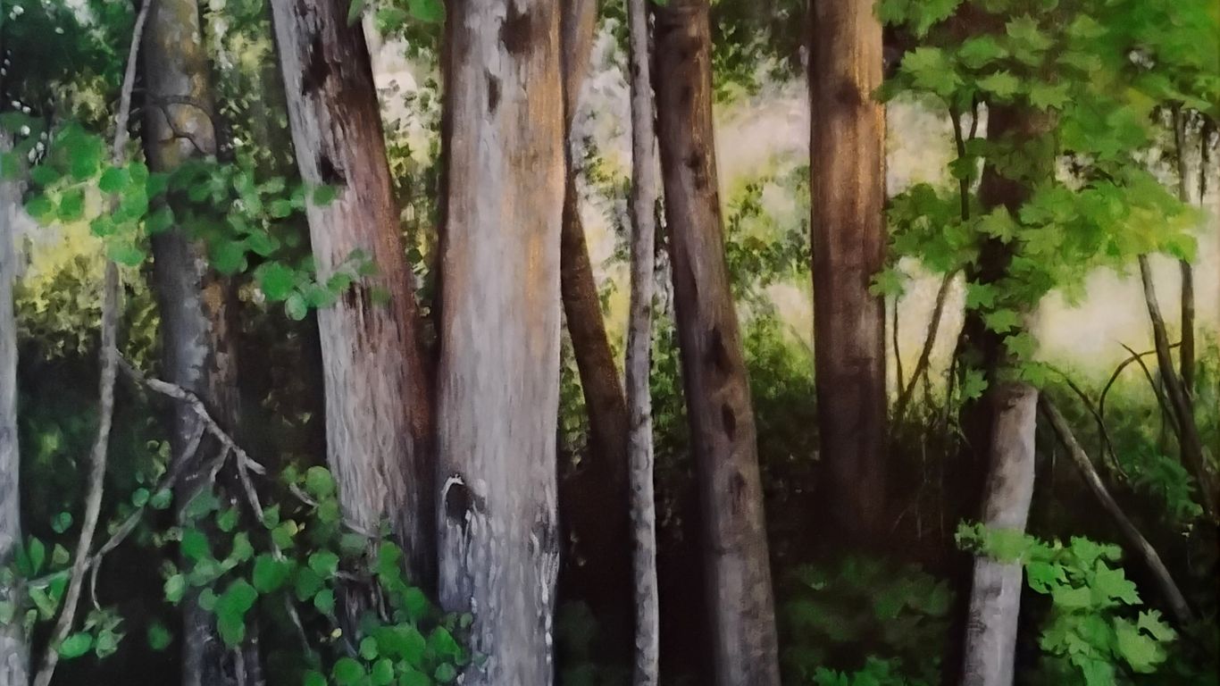 Kuvassa Ella Koskimiehen teos Afterlight.