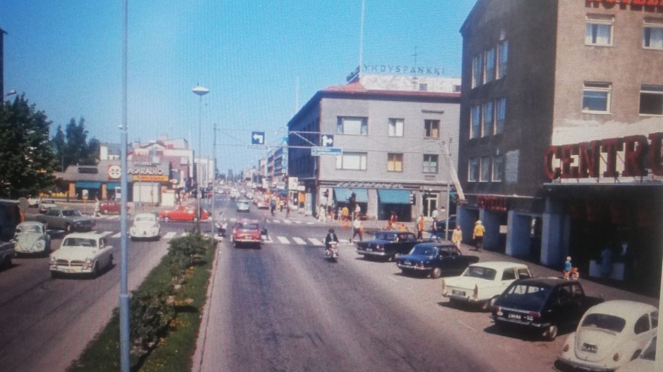 Vanha näkymä Kouvolankadulta