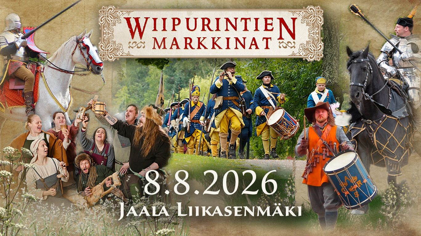 Kuvassa on historianelävöittäjiä
