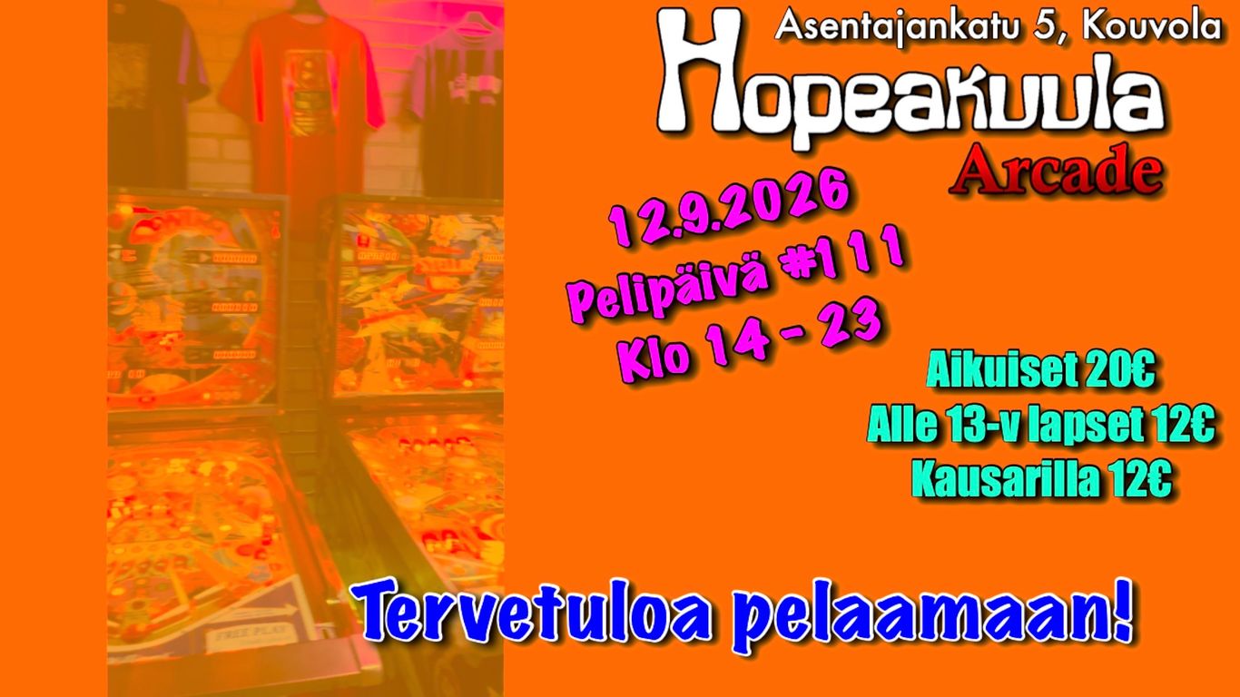 Oranssin taustavärin läpi kuultaa kuva, jossa näky