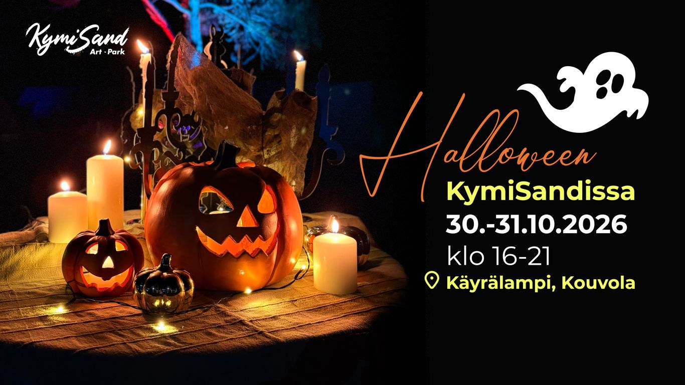 Halloween kurpitsat ja kynttilät